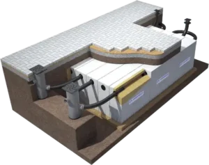 Gully fed Hydrorock excavation