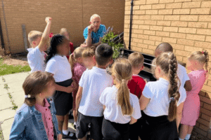School Gardening Club learning about SuDS
