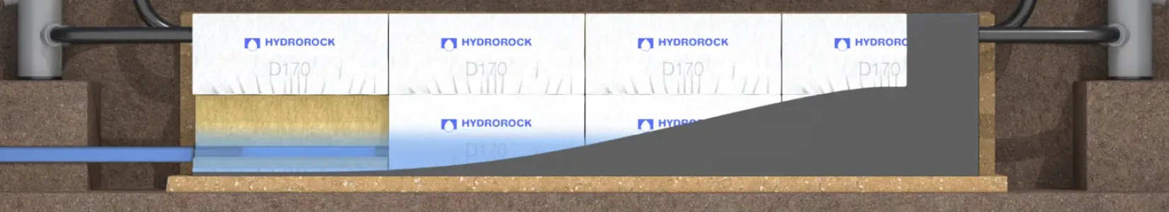 Attenuation diagram of Hydrorock systems from BluWater Solutions